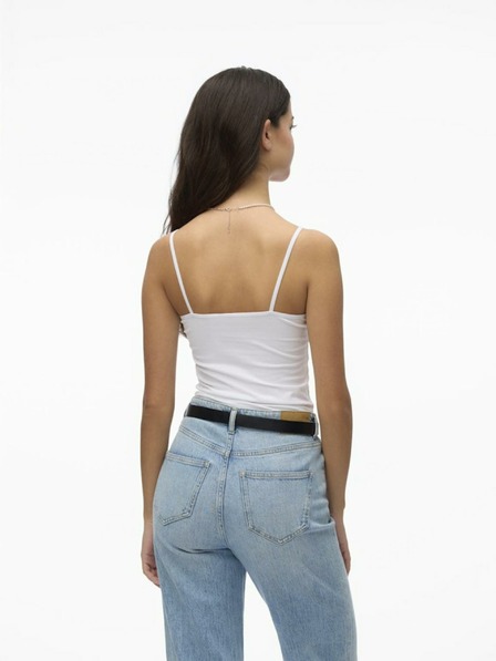 Vero Moda Bluză albă cu dantelă VERO MODA Inge