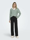 ONLY Pulover verde pentru femei ONLY Camilla