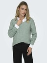 ONLY Pulover verde pentru femei ONLY Camilla