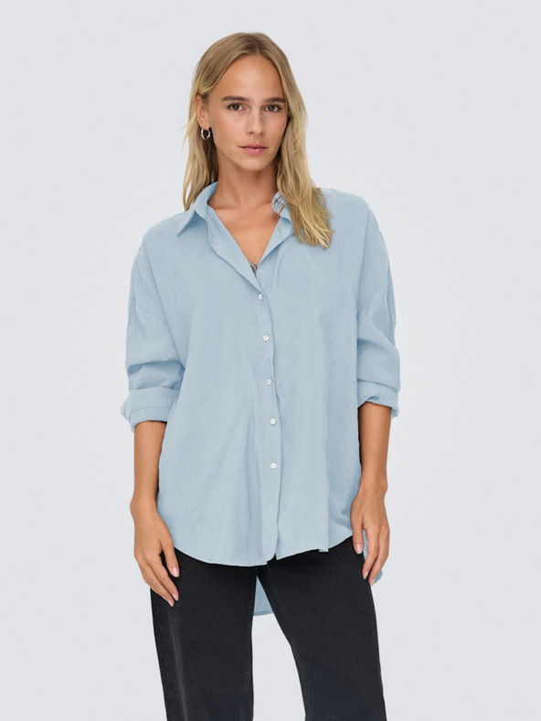 ONLY Tricou albastru deschis pentru femei ONLY