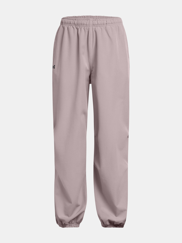 Under Armour Pantaloni sport pentru fete Under Armour Unstoppable Wvn Wide Leg-GRY