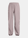 Under Armour Pantaloni sport pentru fete Under Armour Unstoppable Wvn Wide Leg-GRY