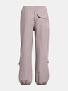 Under Armour Pantaloni sport pentru fete Under Armour Unstoppable Wvn Wide Leg-GRY