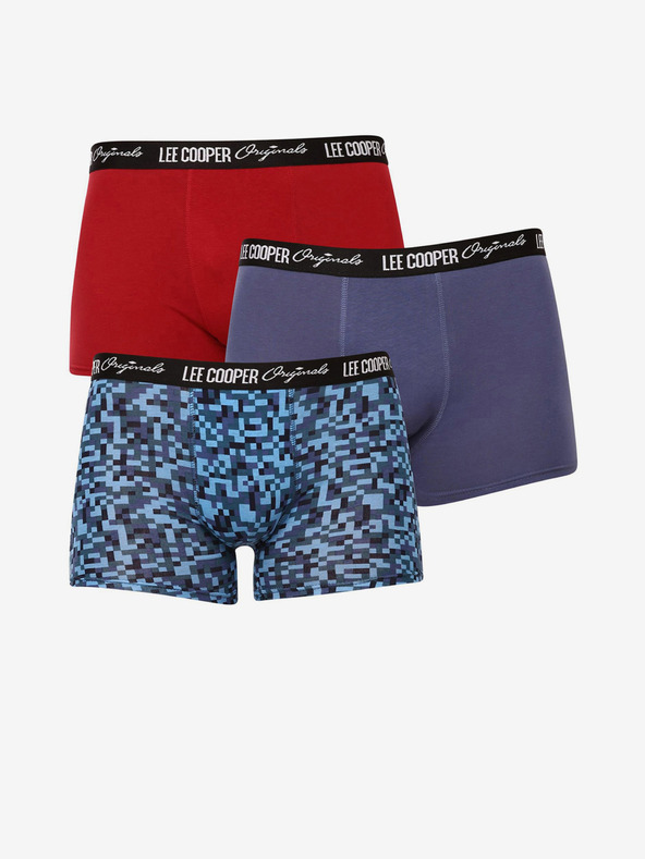 Lee Cooper Boxeri, 3 bucăți Albastru