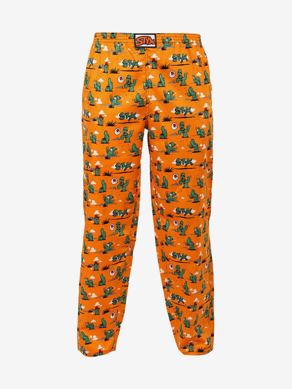 Styx Sleepwear cu model pentru bărbați portocaliu Styx Cactus