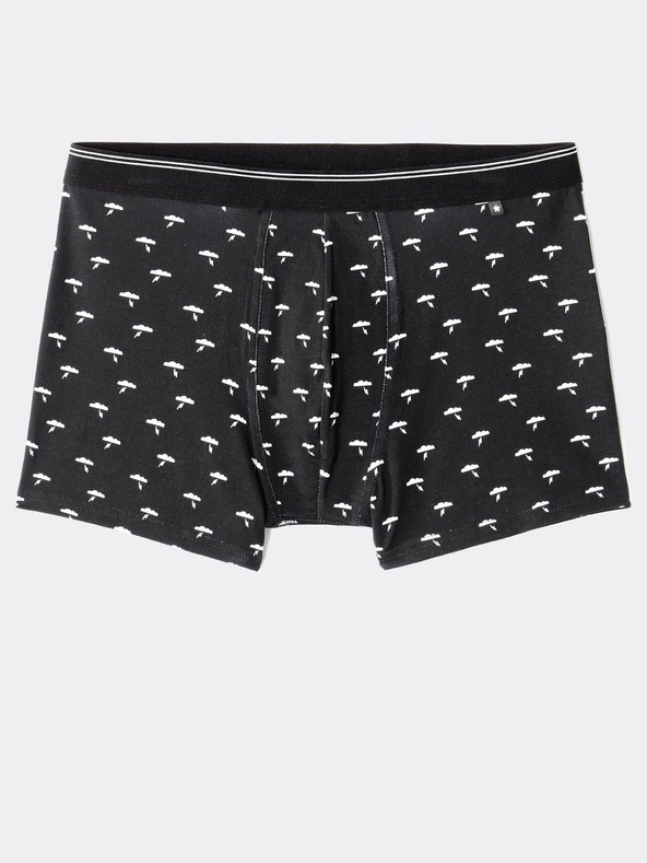 Celio Pantaloni scurți boxeri negri cu model pentru bărbați Celio Mitch