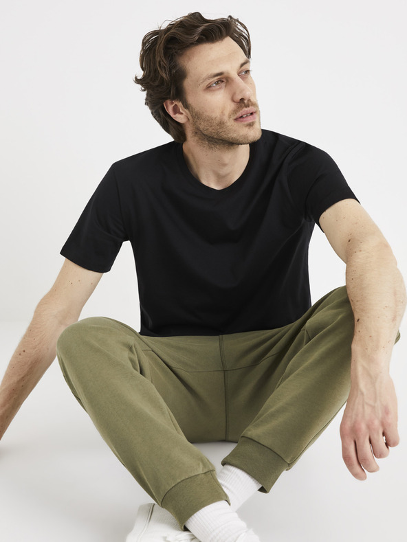 Celio Tricou basic negru Celio Tebase