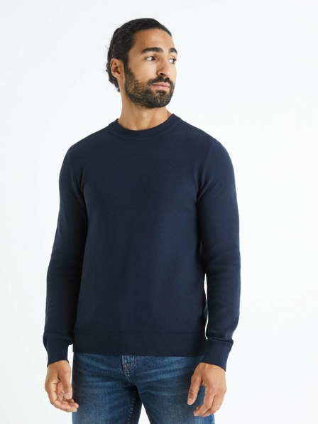 Celio Pulover pentru bărbați Celio Bepic albastru închis