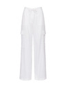 Orsay Pantaloni largi de damă albi ORSAY
