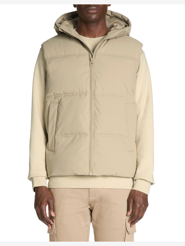 Celio Vestă bărbătească bej Celio Jubianco