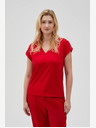 Moodo Tricou roșu pentru femei Moodo