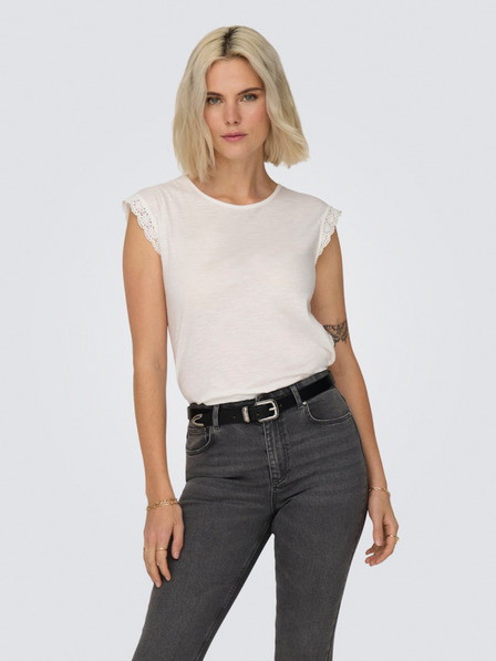 Jacqueline de Yong Tricou alb JDY pentru femei