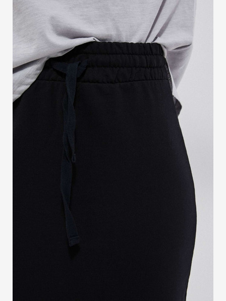Moodo Fustă Sweatpants de culoare neagră, pentru femei Moodo