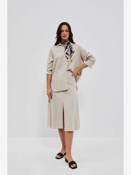 Moodo Fustă pentru femei Moodo Beige