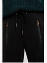 Moodo Pantaloni de trening negri pentru femei Moodo