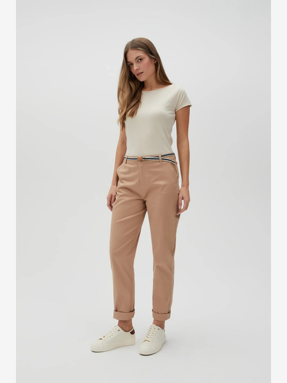 Moodo Pantaloni pentru femei Moodo Beige