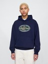 GAP Hanorac oversize cu logo Americana GAP