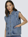 ONLY Vesta din denim albastră pentru femei ONLY