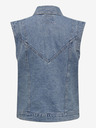 ONLY Vesta din denim albastră pentru femei ONLY