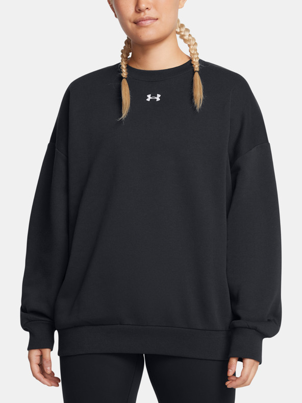 Under Armour Tricou pentru femei Under Armour Rival Fleece OS Crew-BLK