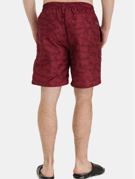 Sam 73 Costume de baie pentru bărbați cu model burgundy SAM 73