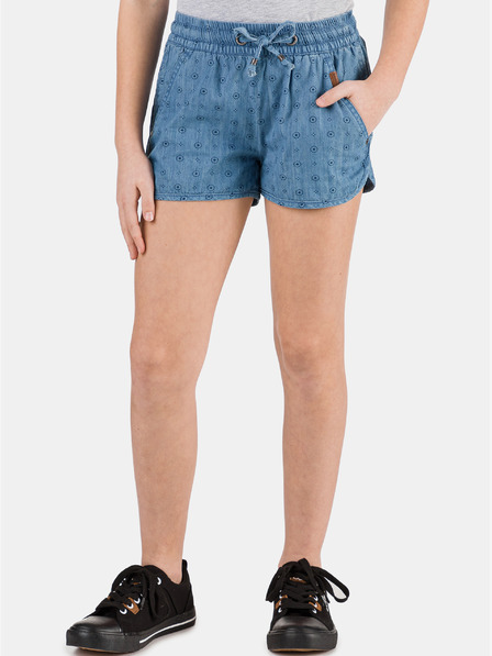 Sam 73 Pantaloni scurți din denim cu model pentru fete albastru SAM 73