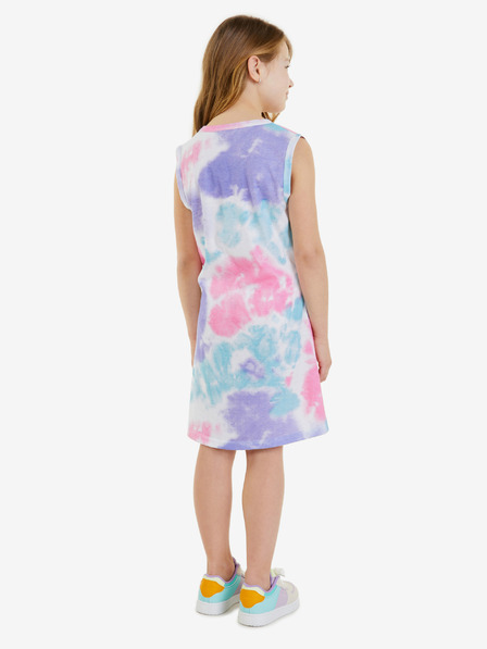 Sam 73 Rochie albastru deschis batik pentru fete SAM 73 Ohanke