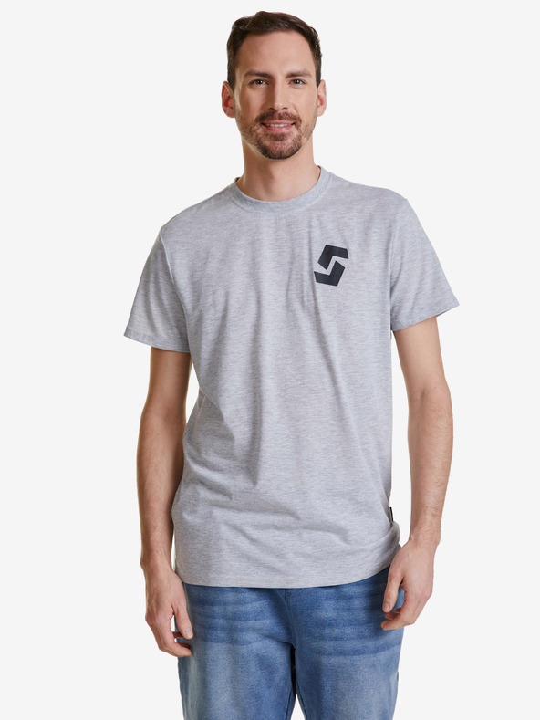 Sam 73 Tricou gri deschis pentru bărbați SAM 73 Dougall
