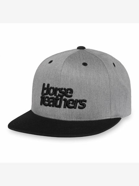 Horsefeathers Șapcă Rise - gri heather HORSEFEATHERS