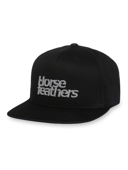 Horsefeathers Șapcă Rise - negru HORSEFEATHERS