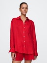 GAP Cămașă oversize din in Big Shirt GAP