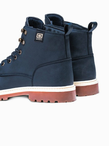 Ombre Clothing Botine de iarnă albastru închis pentru bărbați Ombre Clothing