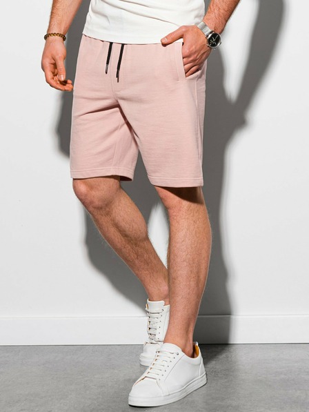 Ombre Clothing Pantaloni de trening roz pentru bărbați Ombre Clothing W291
