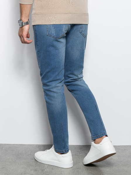 Ombre Clothing Blugi albaștri skinny fit pentru bărbați Ombre Clothing P1060