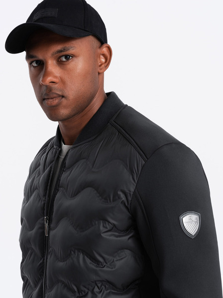 Ombre Clothing Jachetă bomber matlasată pentru bărbați Ombre Clothing