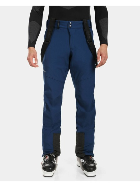 Kilpi Pantaloni de schi Softshell pentru bărbați Kilpi RHEA-M Albastru închis