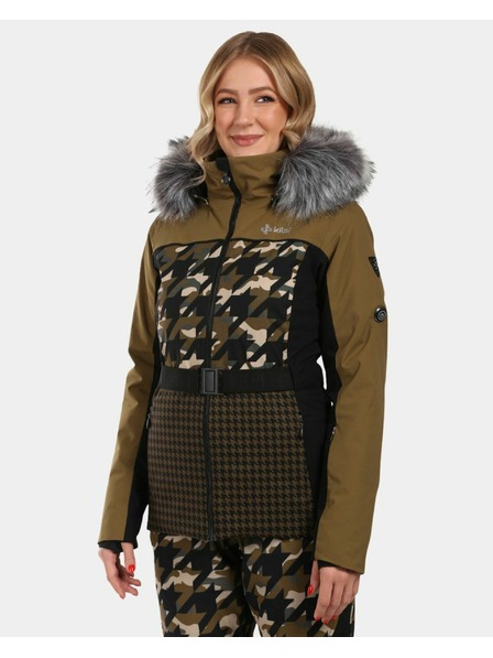 Kilpi Jachetă de schi pentru femei Kilpi CLAIR-W Khaki