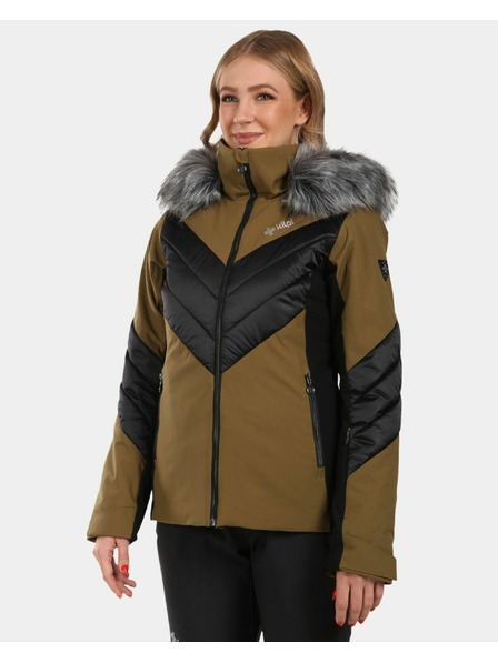 Kilpi Jachetă de schi pentru femei Kilpi LIN-W Khaki