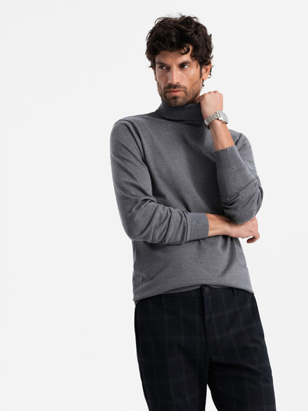 Ombre Clothing Knitted Turtleneck pentru bărbați Ombre Clothing