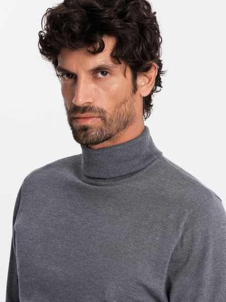 Ombre Clothing Knitted Turtleneck pentru bărbați Ombre Clothing