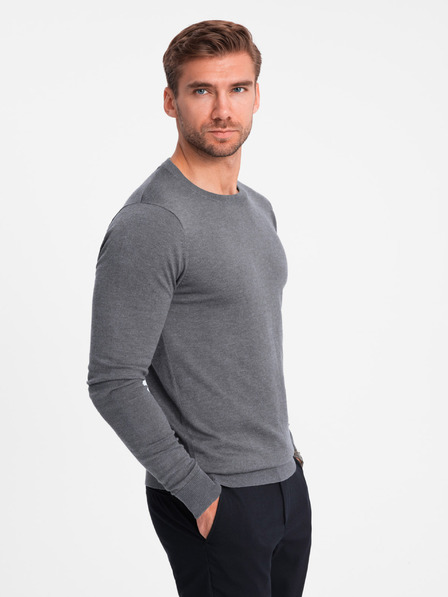 Ombre Clothing Pulover clasic pentru bărbați cu gât rotund Îmbrăcăminte Ombre