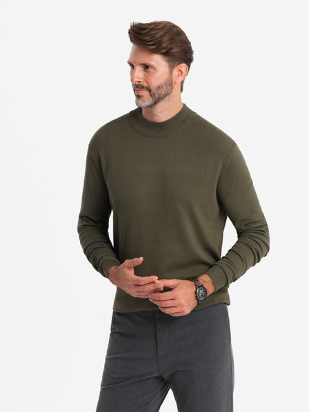 Ombre Clothing Îmbrăcăminte Ombre pentru bărbați, tricotată, cu jumătate de gât rotund, cu vâscoză