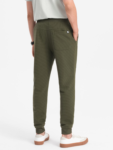 Ombre Clothing Pantaloni de trening bărbați Khaki Ombre Clothing Ottoman