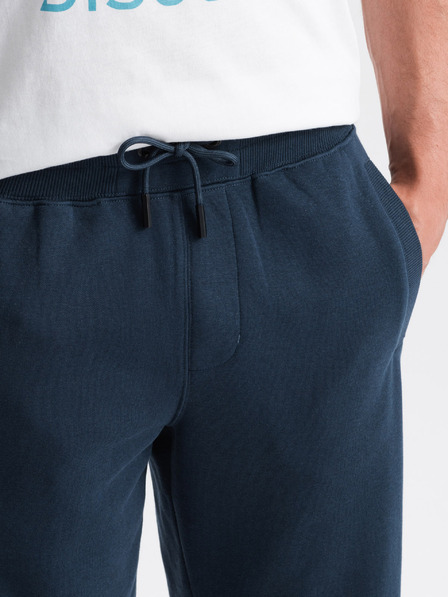Ombre Clothing Pantaloni scurți de sudoare de bază pentru bărbați, albastru închis Îmbrăcăminte Ombre