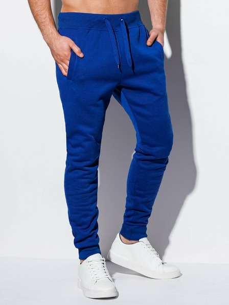 Edoti Pantaloni de trening bărbați albaștri Edoti