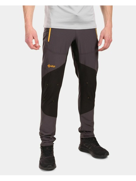 Kilpi Pantaloni de exterior pentru bărbați Kilpi ARANDI-M Gri închis