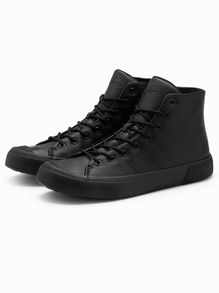 Ombre Clothing Adidași bărbătești high top cu vârf din cauciuc Ombre Clothing