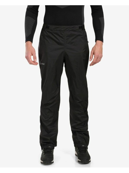 Kilpi Pantaloni Hardshell și impermeabili pentru bărbați Kilpi ALPIN-M Negru