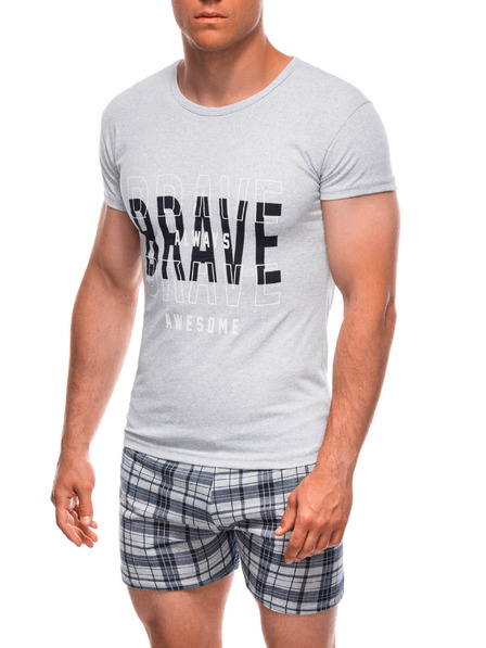 Edoti EDOTI Pijama pentru bărbați, gri