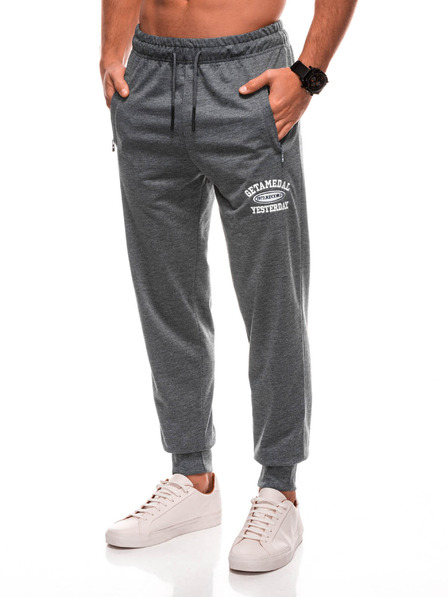 Edoti EDOTI Pantaloni de trening pentru bărbați, gri